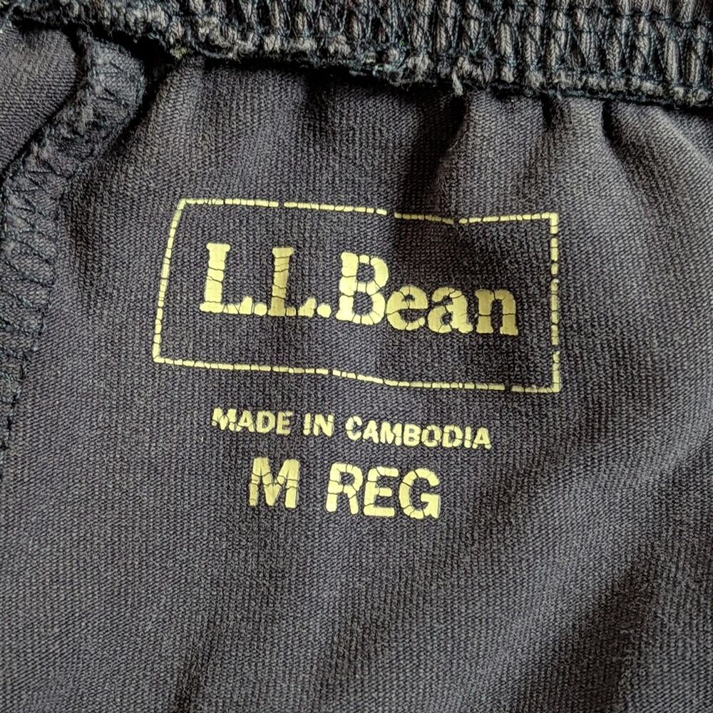 L.L. Bean Women's Regular Pull On Navy Casual Comfy Straight Leg Pants - Picture 3 of 3